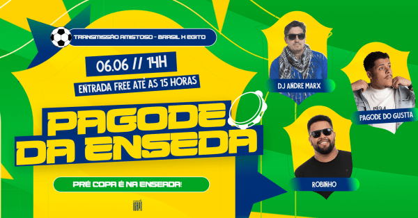 Imagem do evento Pagode da Enseada com Pagode do Gustta, Robinho e DJ André Marx