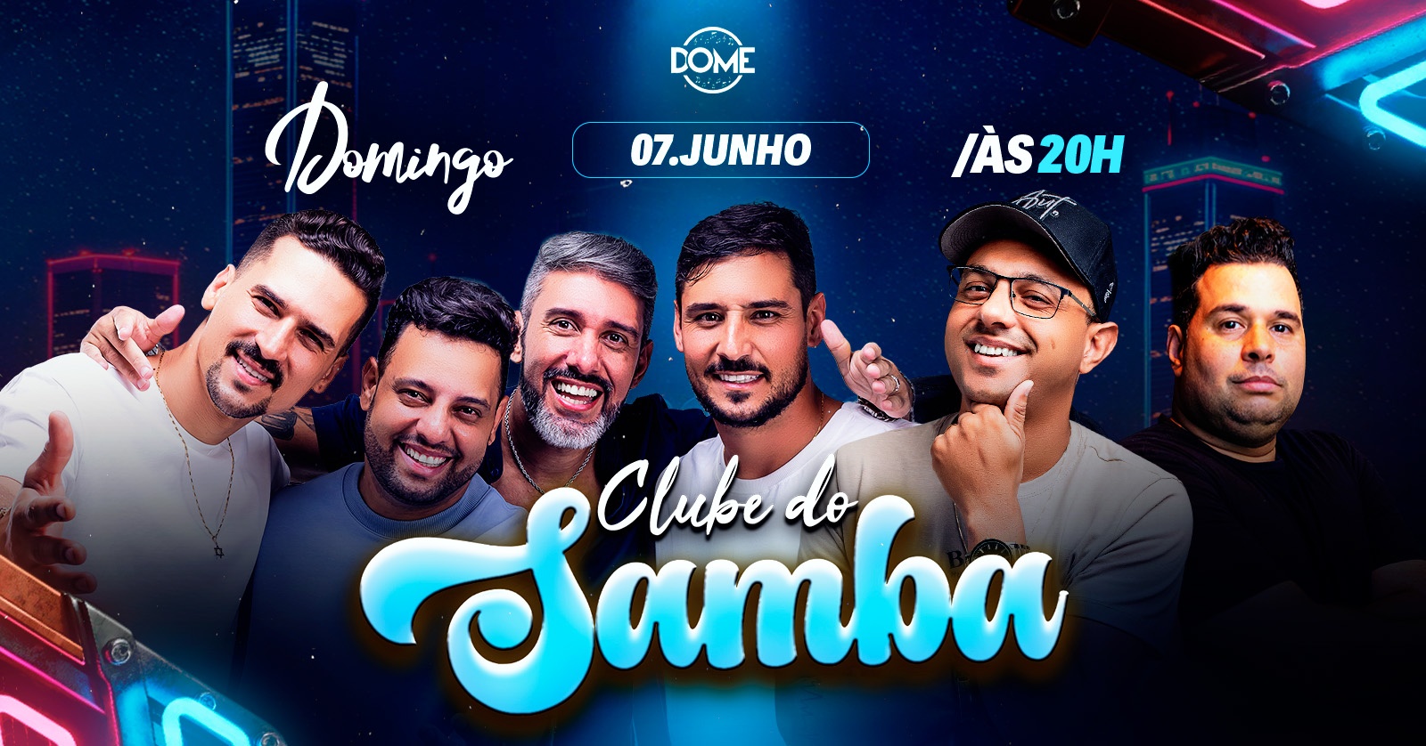 CLUBE DO SAMBA | DOMINGO | 07/06 | 20 HRS - Belo Horizonte, MG