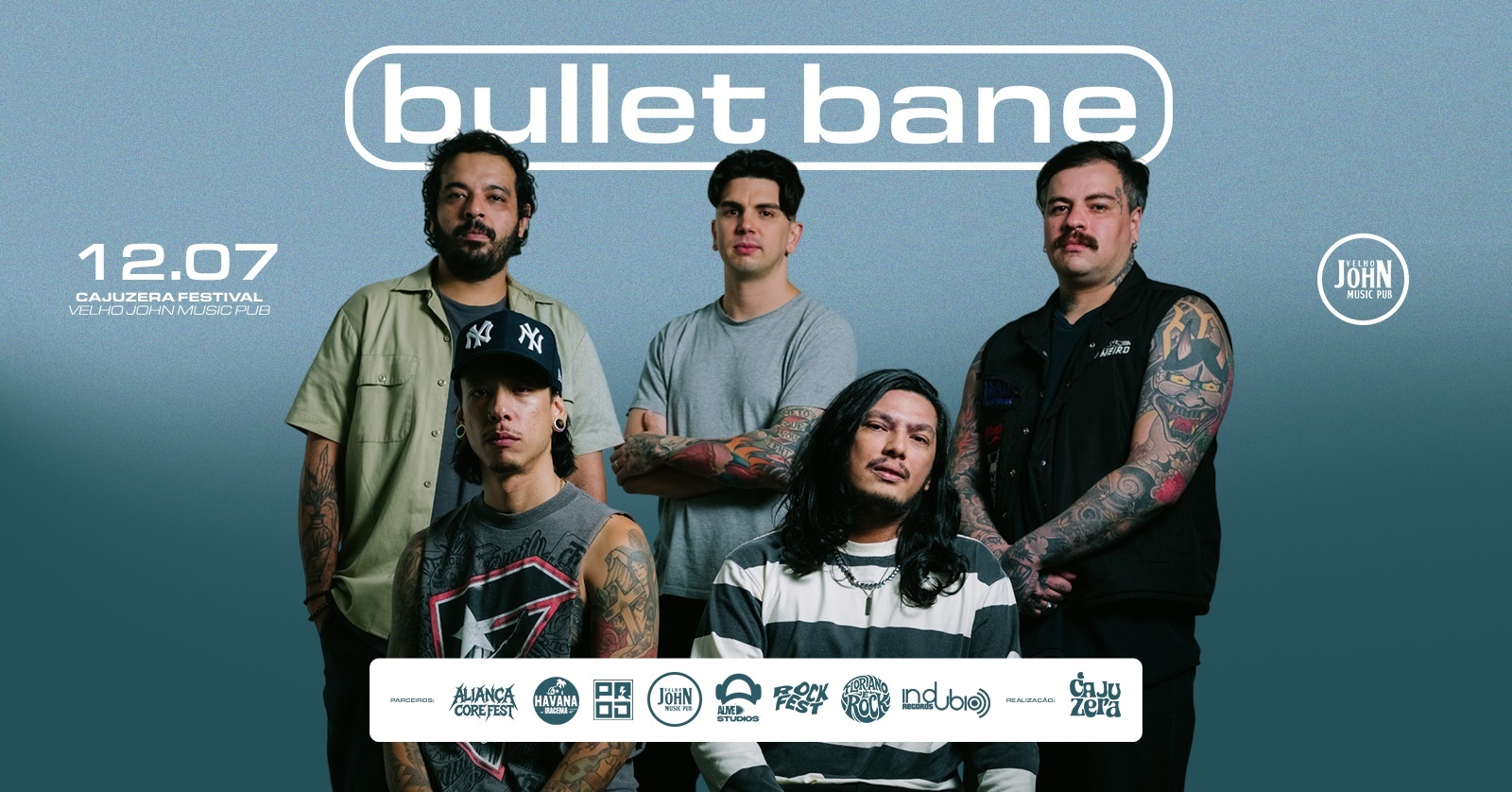 Bullet Bane - 12 de Julho - Cajuzera Festival - Velho John Music Pub - São Luís (MA) - São Luís, MA