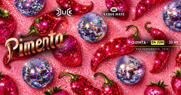 Imagem do evento PIMENTA - Toda Quinta Feira
