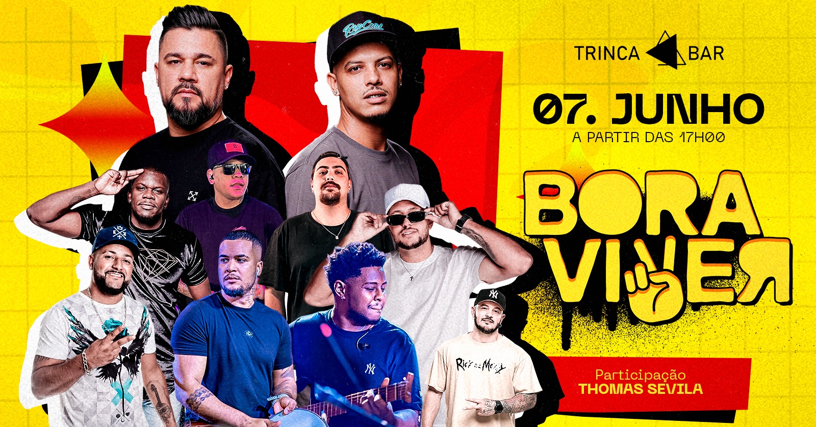 Image for the event: BORA VIVER - Domingão de Pagode