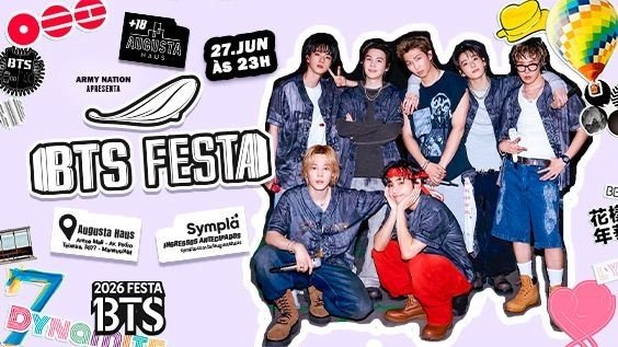 BTS FESTA - 2026 FESTA | 27.JUN em Manaus - Sympla
