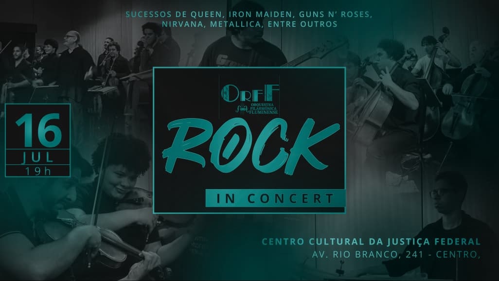 ROCK IN CONCERT - ORQUESTRA FILARMONICA FLUMINENSE em Rio de