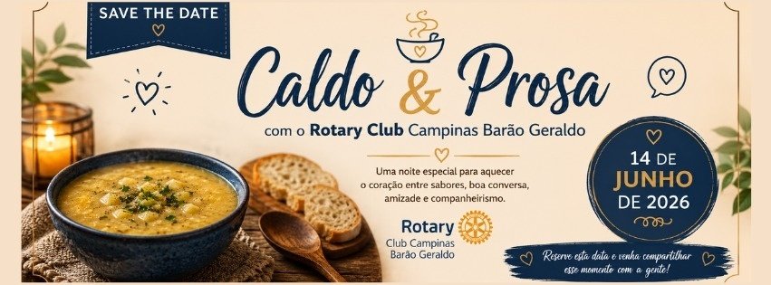 CALDO E PROSA - CALDO DO ROTARY