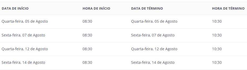 Imagem 1 da descrição do evento