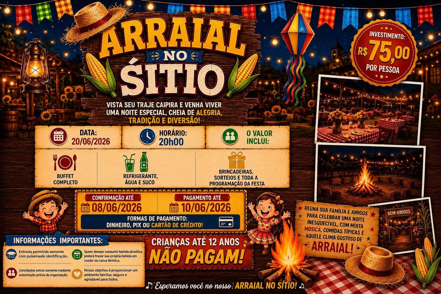 1º Arraial no Sítio - Tailândia, PA
