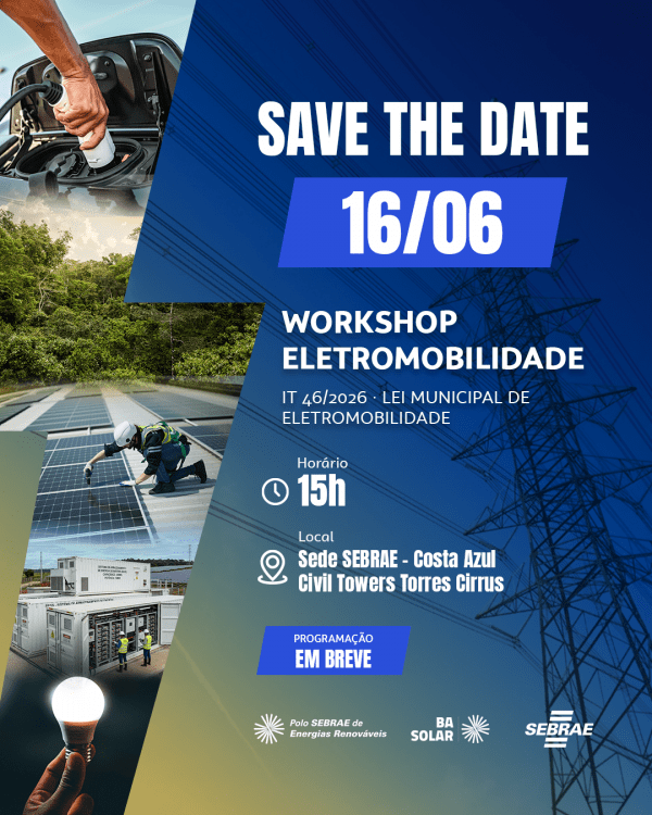 Imagem do evento Workshop - Eletromobilidade - IT 46/2025 e Lei Municipal de Eletromobilidade