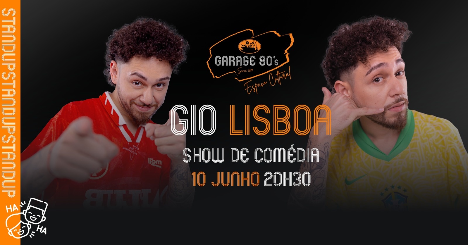 Gio Lisboa - Comédia no Garage 80´s em Alvorada