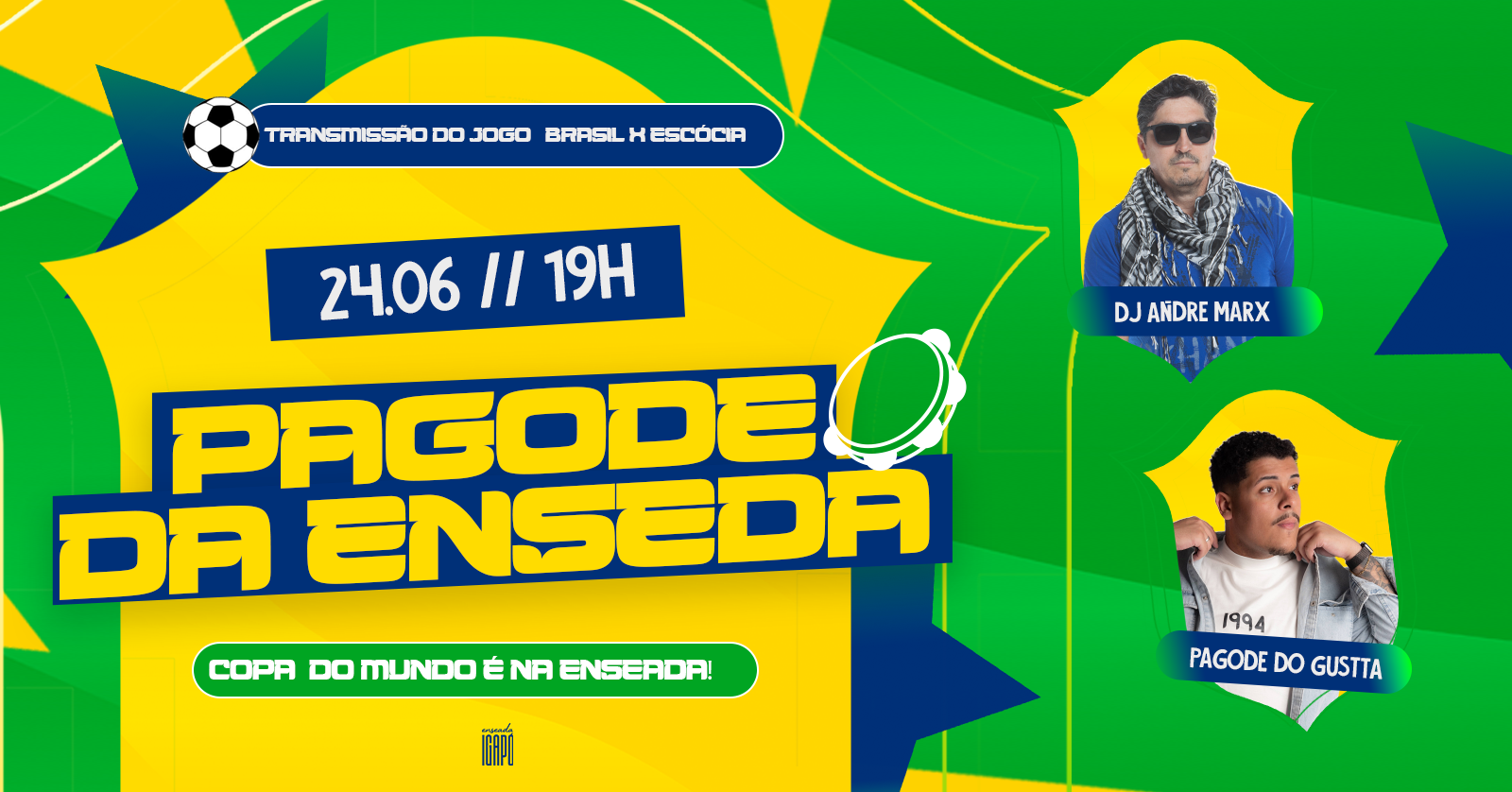 Pagode da Enseada com Pagode do Gustta e DJ André Marx - Londrina, PR