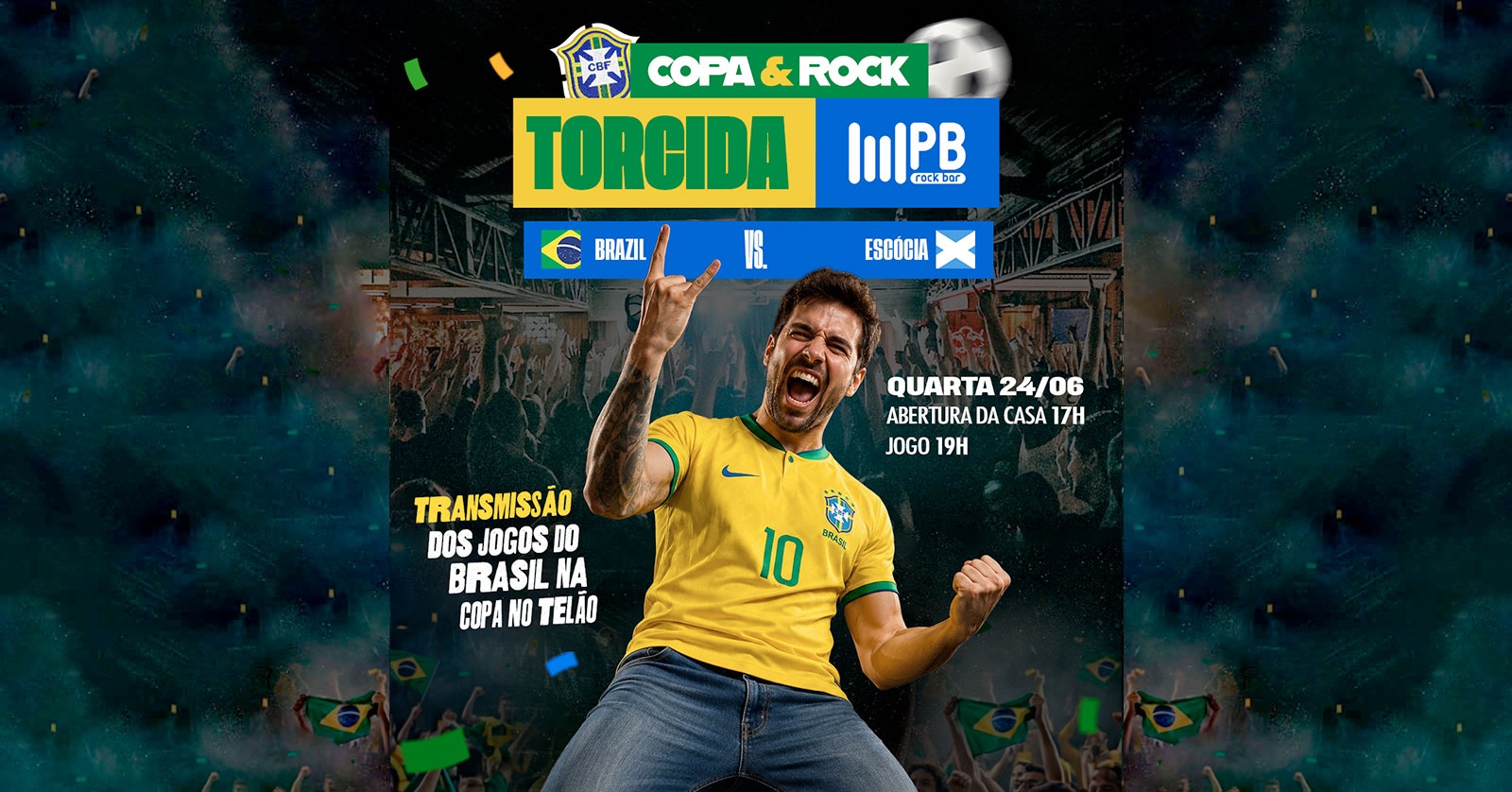 Image for the event: JOGO DO BRASIL