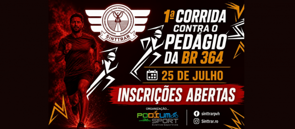 Imagem do evento 1º CORRIDA CONTRA O PEDÁGIO DA BR364