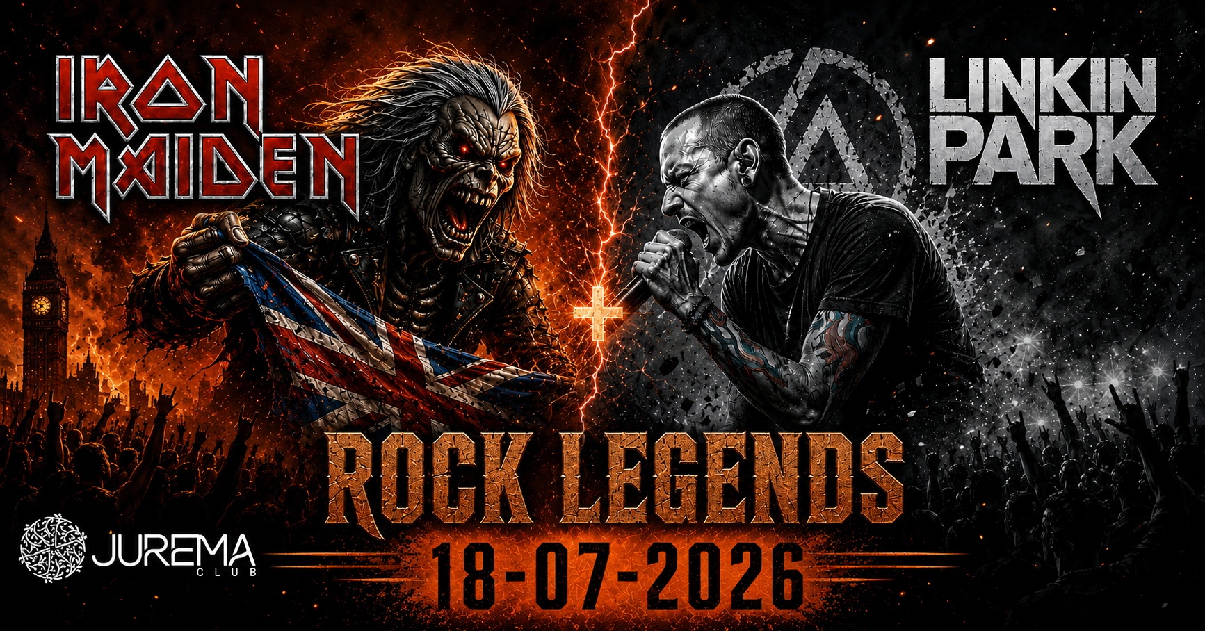 ROCK LEGENDS FESTIVAL - Iron Maiden + Linkin Park @ Jurema Club - São José do Rio Preto, SP