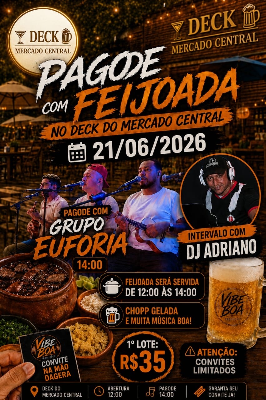 FEIJOADA DECK MERCADO CENTRAL - Barbacena, MG