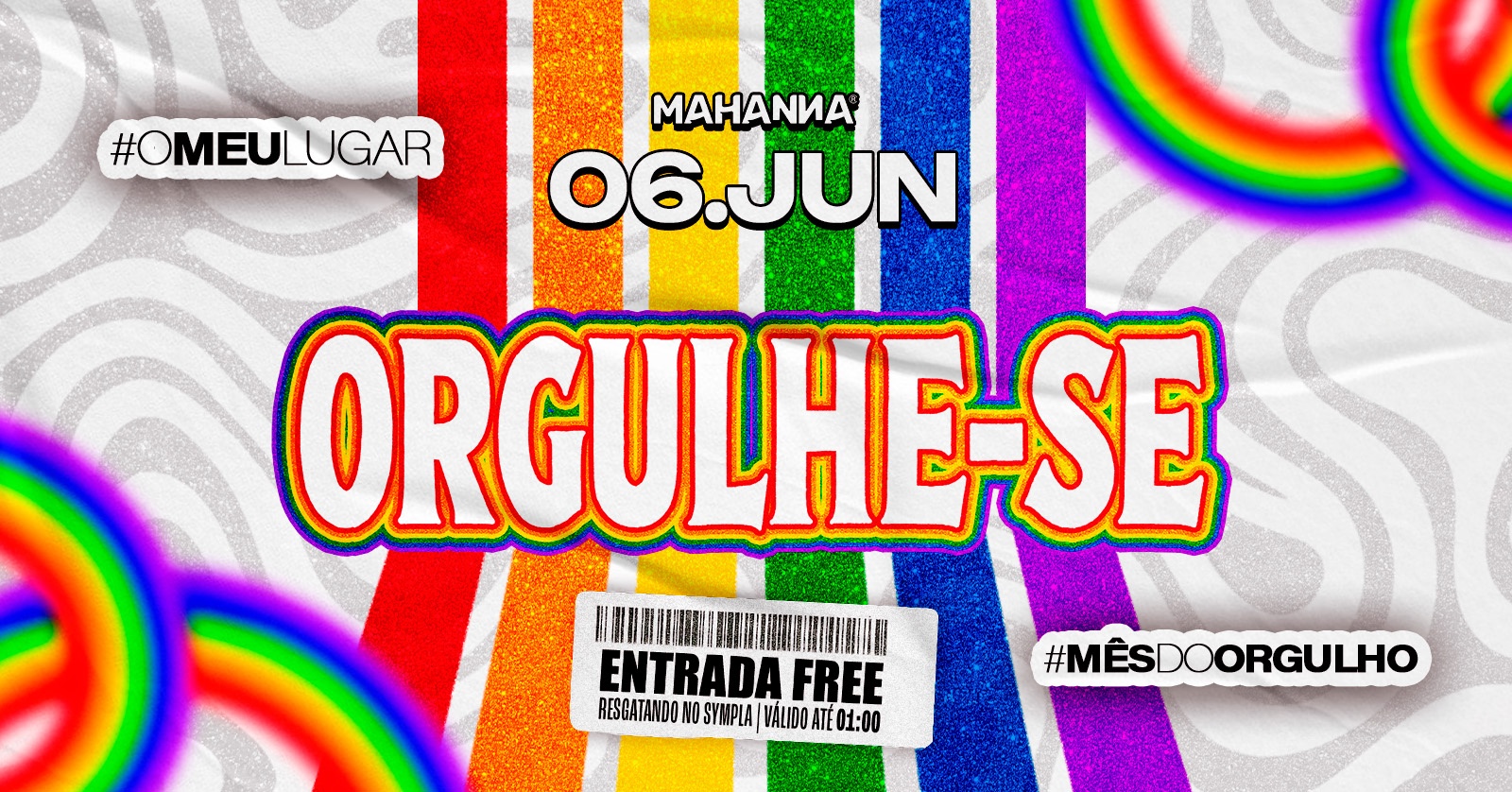 ORGULHE-SE | MÊS DO ORGULHO | MINI LEQUES | MAKE DE GLITTER - Passo Fundo, RS