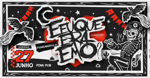 Imagem do evento E eu que era Emo? | AnarriEmo no Pink Pub