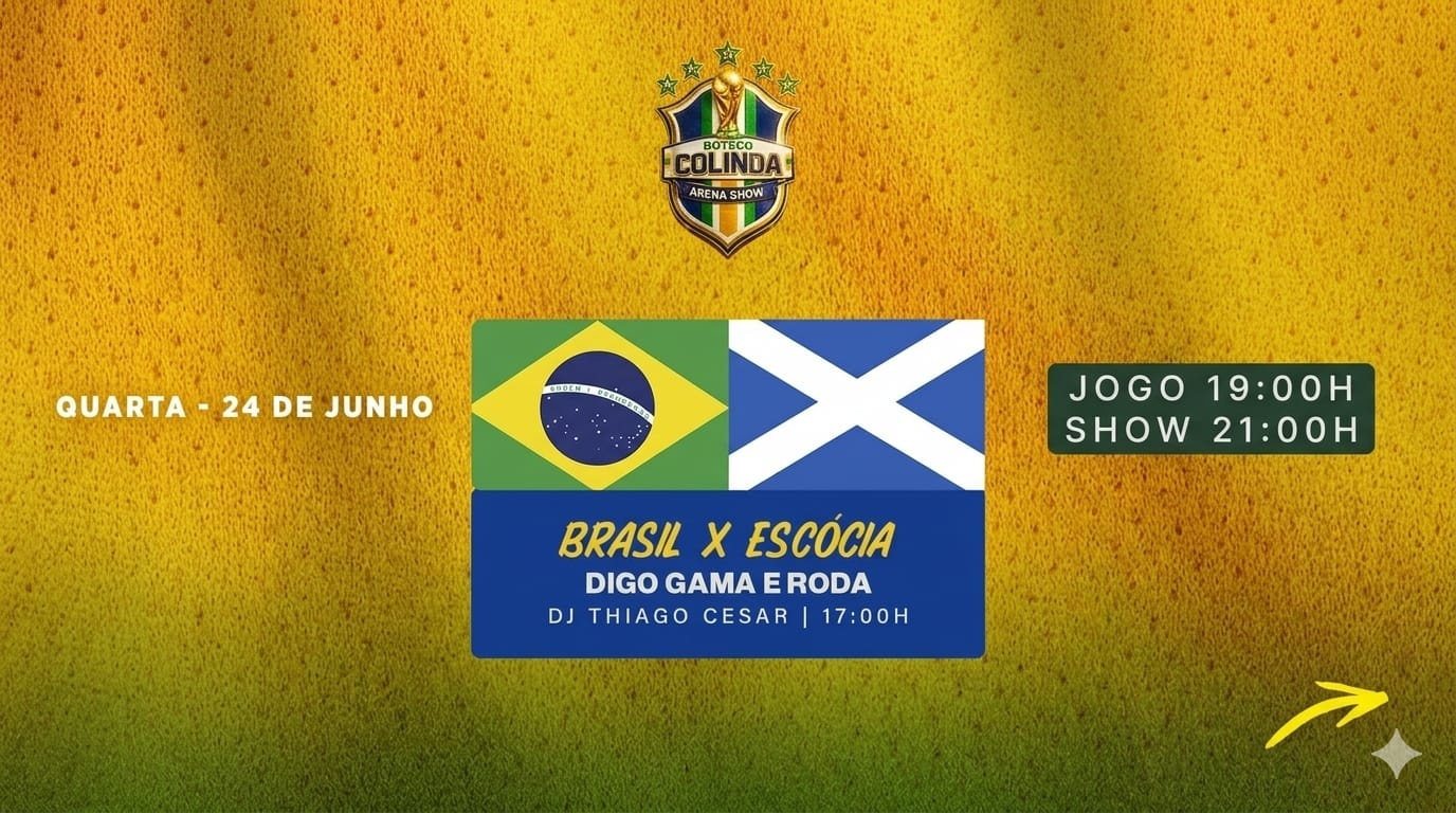 BOTECO COLINDA ARENA SHOW  COM DIGO E RODA + DJ - Rio de Janeiro, RJ