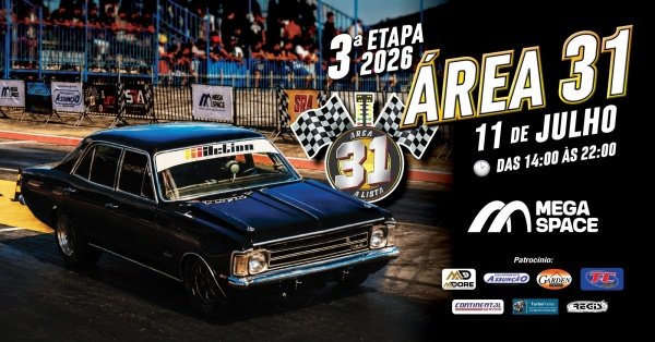 Imagem do evento ÁREA 31 - 3ª ETAPA 2026