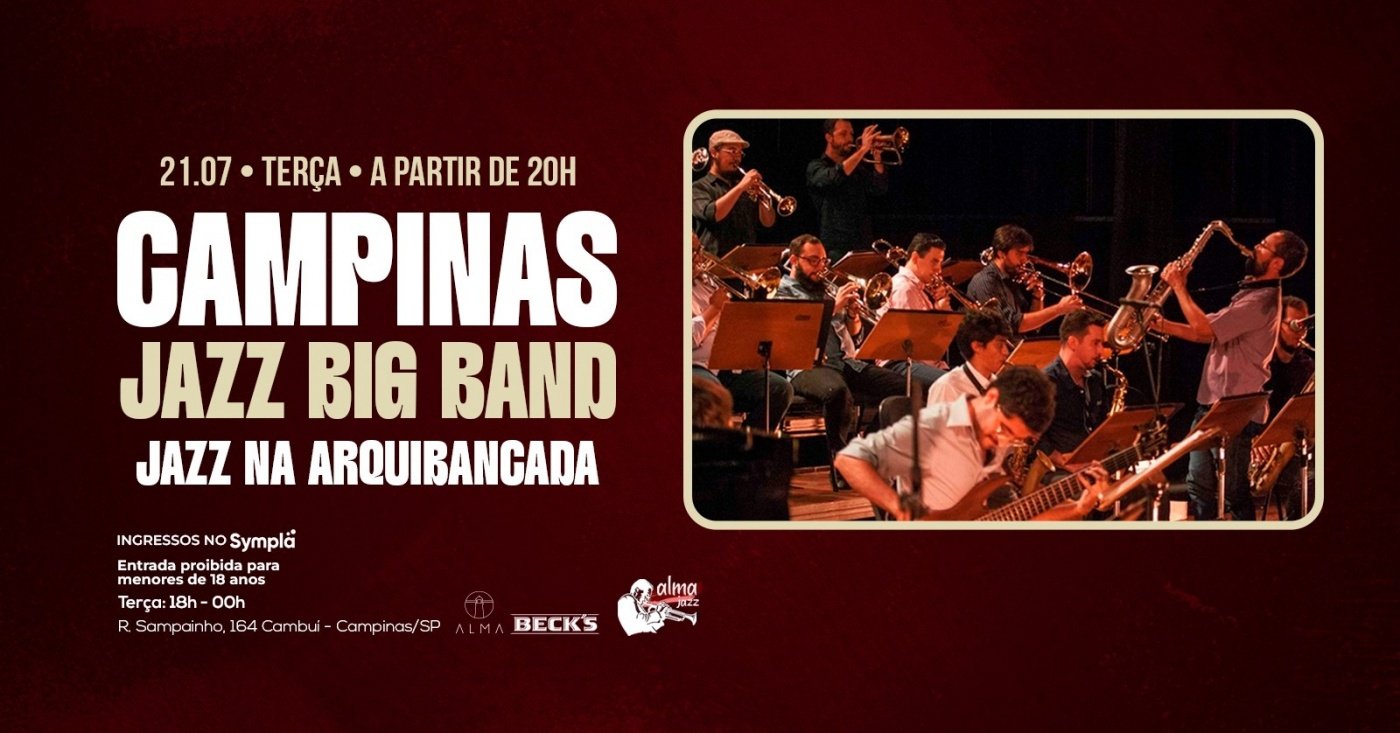CAMPINAS JAZZ BIG BAND NO ALMA CAMPINAS