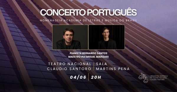 Imagem do evento Orquestra Sinfônica do Teatro Nacional Claudio Santoro | Concerto  Português