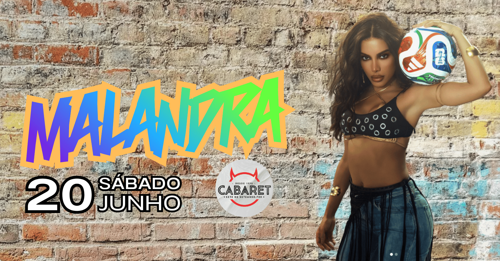 MALANDRA - FUNKPOP - 20.06 - CABARET POA - Porto Alegre, RS