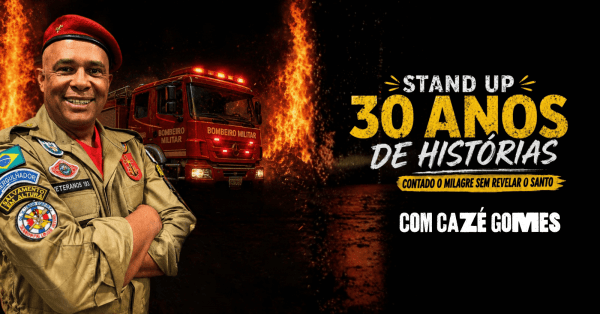 Imagem do evento Cazé Gomes - 30 ANOS DE HISTÓRIAS: Contando o milagre sem revelar o santo no Porão Comedy BC