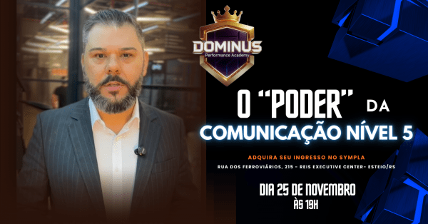 Imagem do evento O Poder da Comunicação Nível 5 com Jean Reis - DOMINUS
