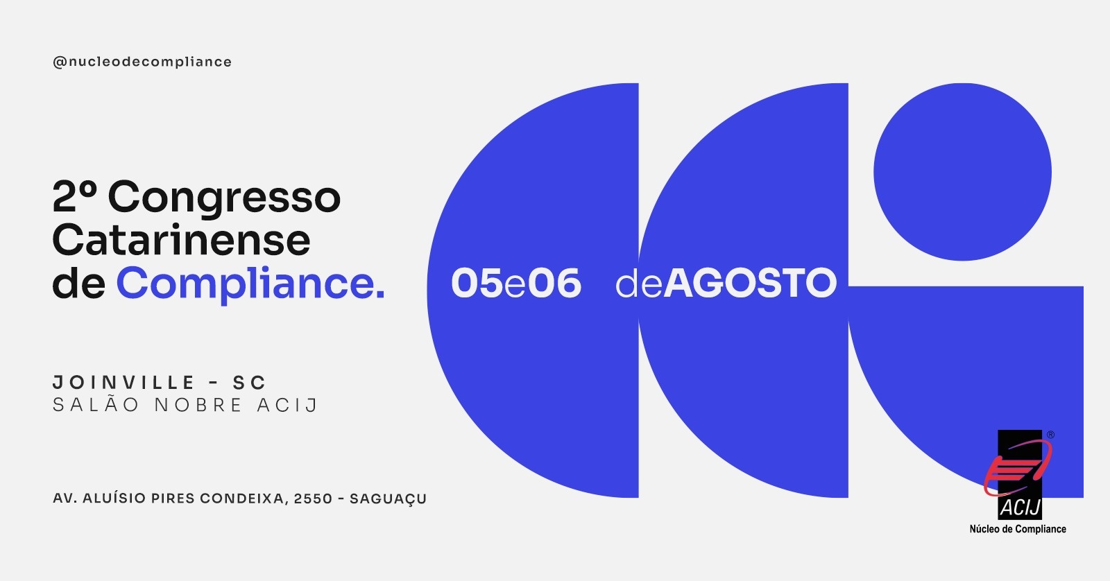 2º Congresso Catarinense de Compliance em Joinville - Sympla