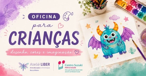 Imagem do evento Oficina para Crianças: Criaturas Imaginárias