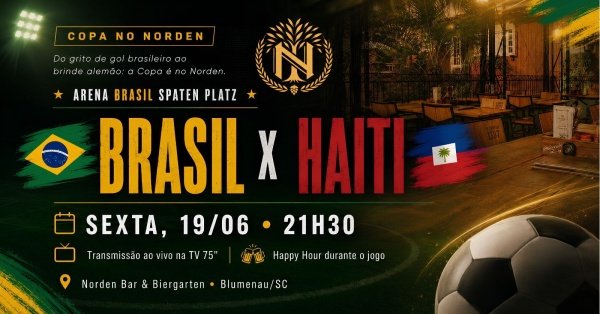 Imagem do evento Copa no Norden: Brasil x Haiti