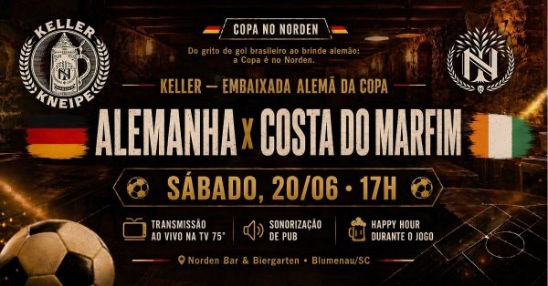 Imagem do evento Copa no Norden: Alemanha x Costa do Marfim