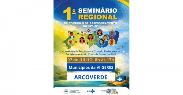 Imagem do evento 1º Seminário Regional da Comissão de Assessoramento do CES/PE - Etapa Arcoverde