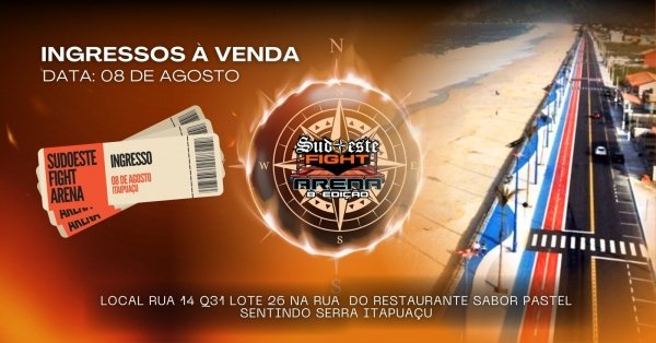 Imagem do evento Sudoeste Fight Arena - 8ª Edição