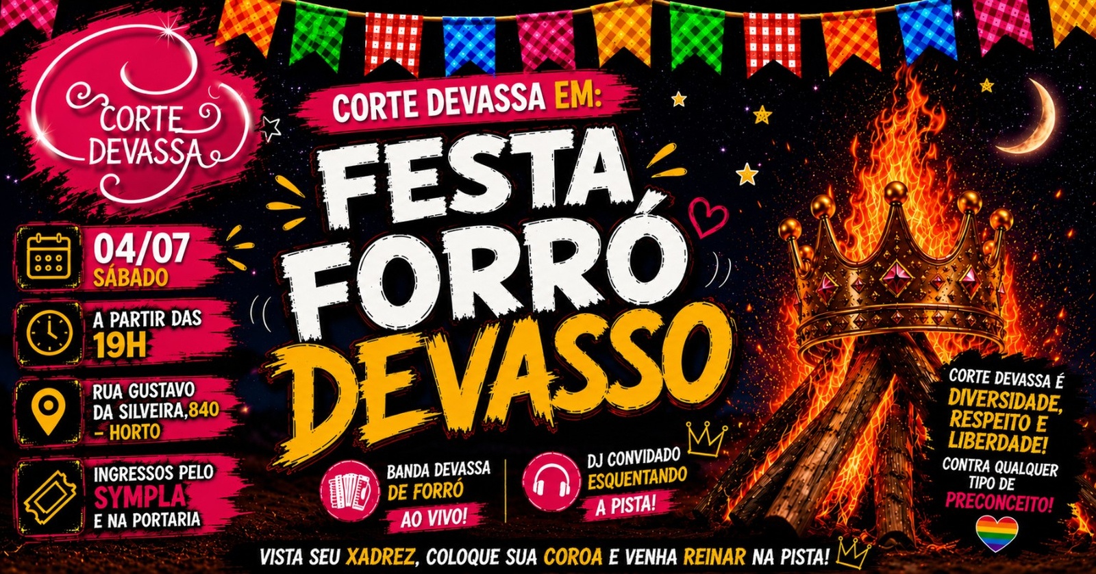 CORTE DEVASSA EM: FESTA FORRÓ DEVASSO - Belo Horizonte, MG