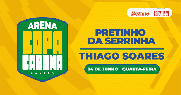 Imagem do evento ARENA COPACABANA 2026 - BRASIL X ESCÓCIA