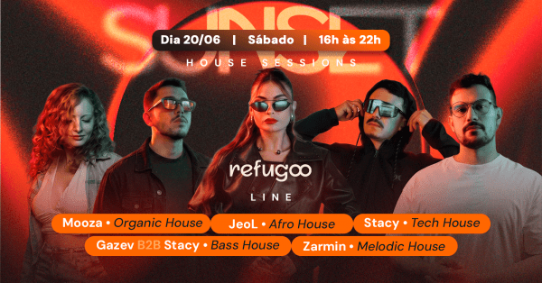 Imagem do evento Sunset Refugoo - House Sessions - Especial One Last Dance