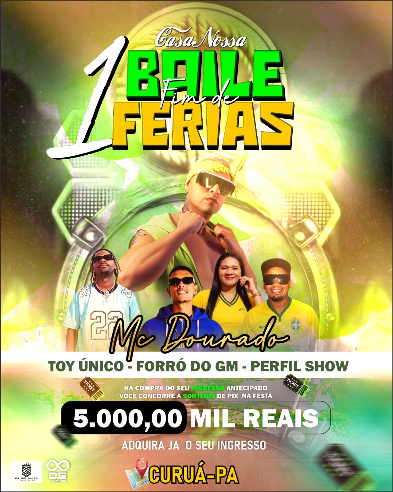 1º BAILE FIM DE FÉRIAS CURUÁ - Curuá, PA