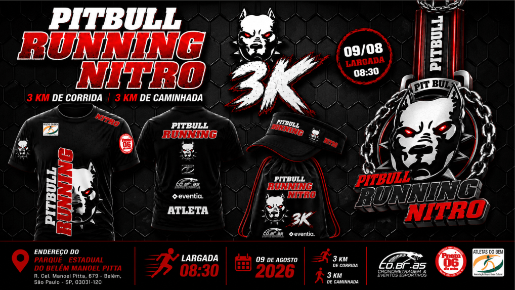 PITBULL RUNNING NITRO 3KM