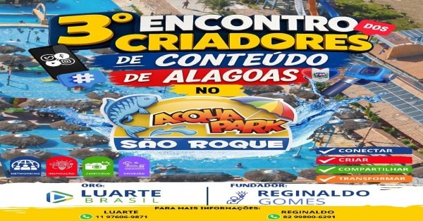 Imagem do evento 3º Encontro de Criadores de Conteúdo de Alagoas