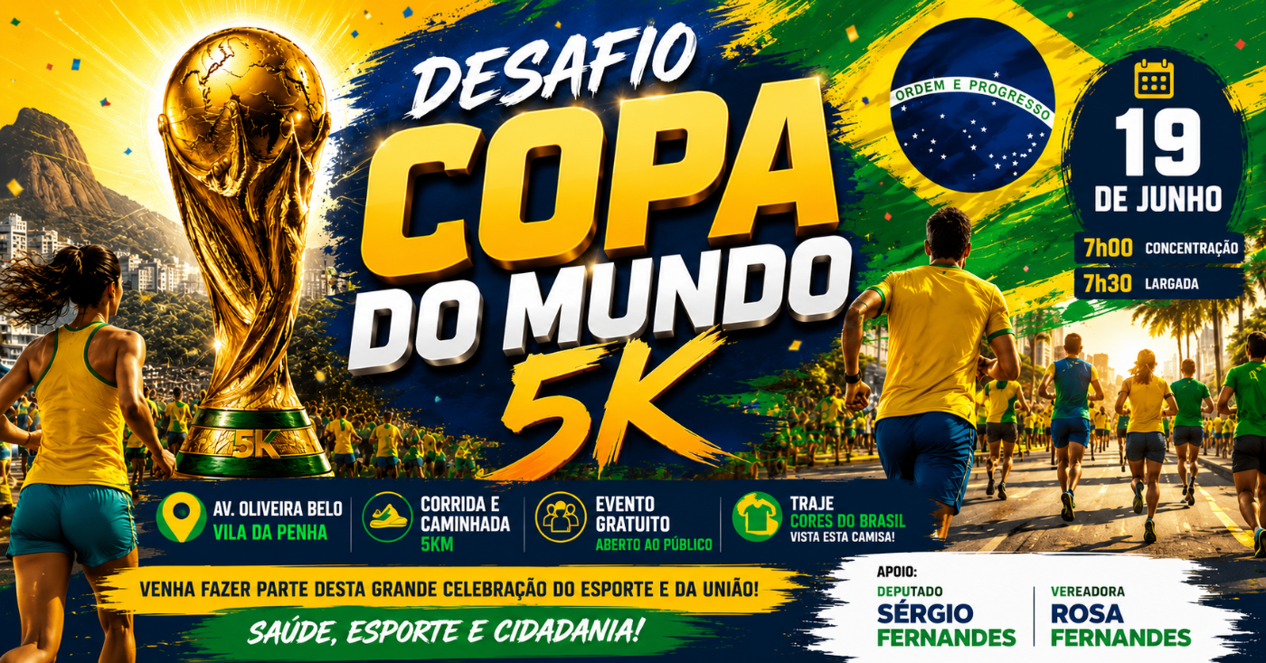 DESAFIO COPA DO MUNDO 5K