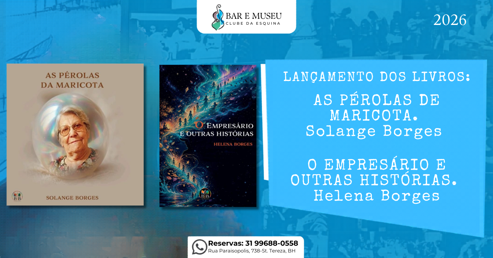 Lançamento de Livros de Escritoras da Família Borges
