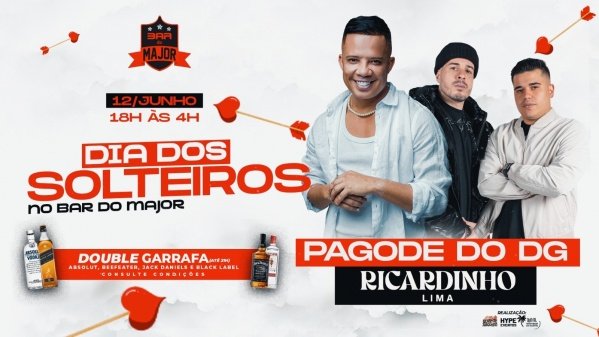 VIP DIA DOS SOLTEIROS ATÉ AS 21H em São Paulo - Sympla