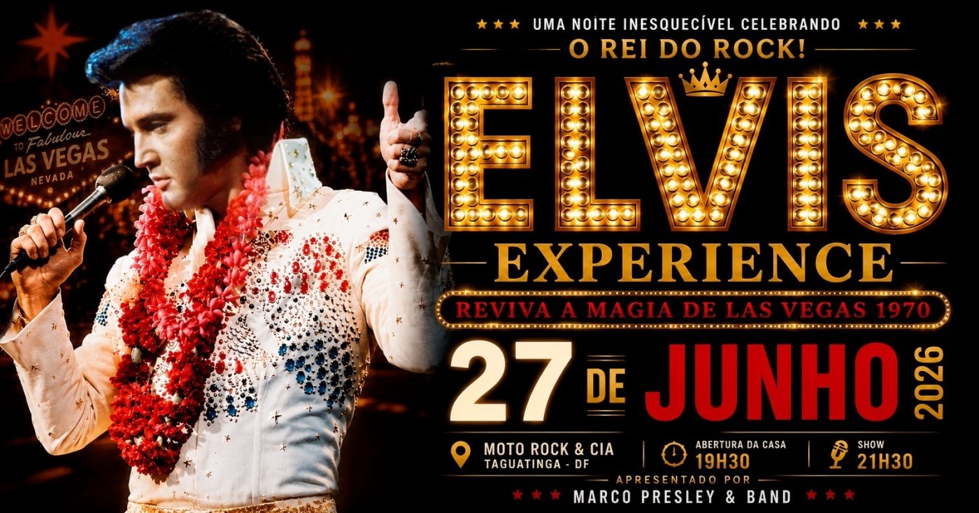 ELVIS PRESLEY TRIBUTE - EXPERIENCE em Brasília - Sympla