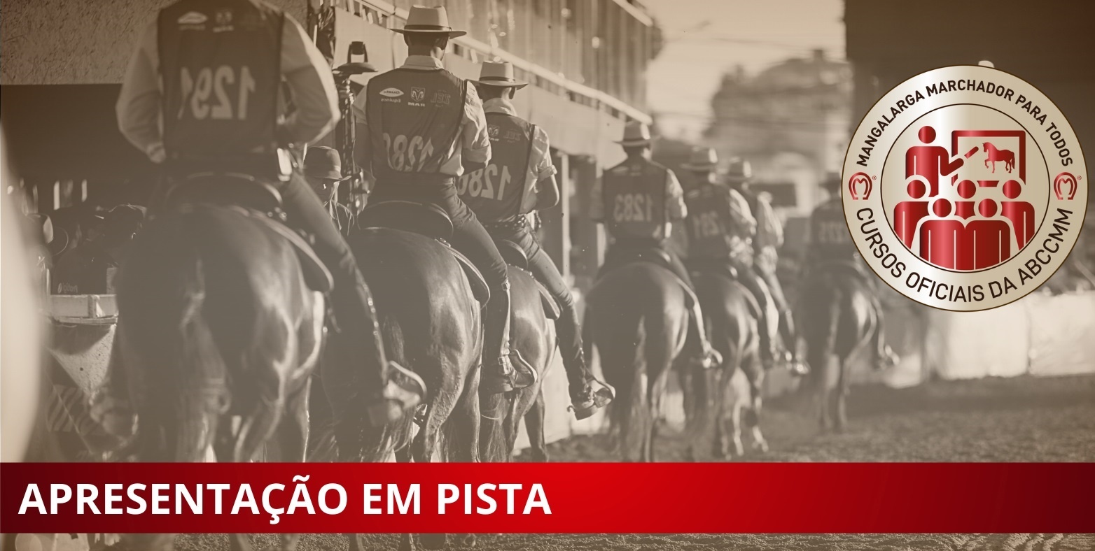 CURSO OFICIAL ABCCMM - PREPARAÇÃO E APRESENTAÇÃO EM PISTA