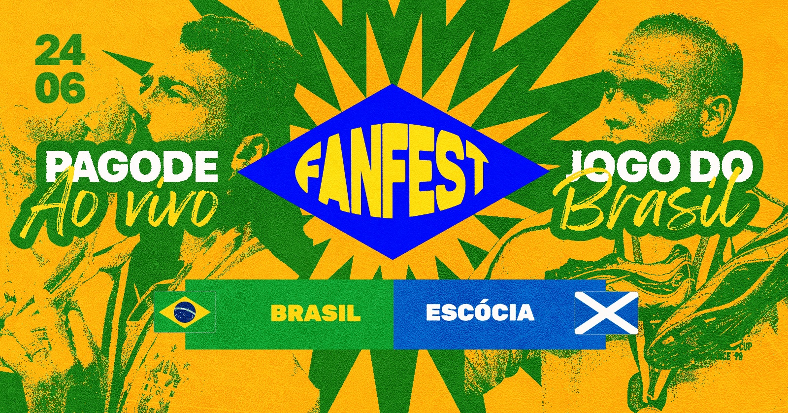 FAN FEST BRASIL: BRASIL x ESCÓCIA - Três Coroas, RS