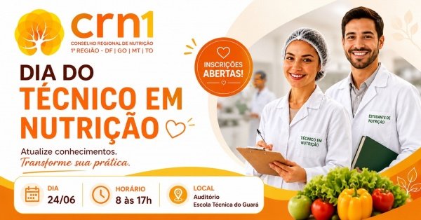 Imagem do evento Comemoração ao Dia do Técnico em Nutrição e Dietética - 24/junho