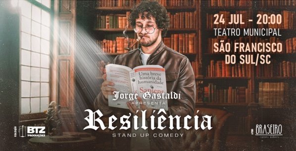 Imagem do evento JORGE GASTALDI em RESILIÊNCIA - Stand Up Comedy