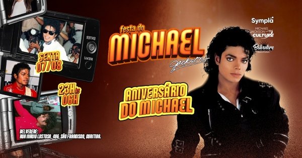 Imagem do evento ESTREIA: Festa do Michael Jackson em Curitiba - R. Inácio Lustosa, 496