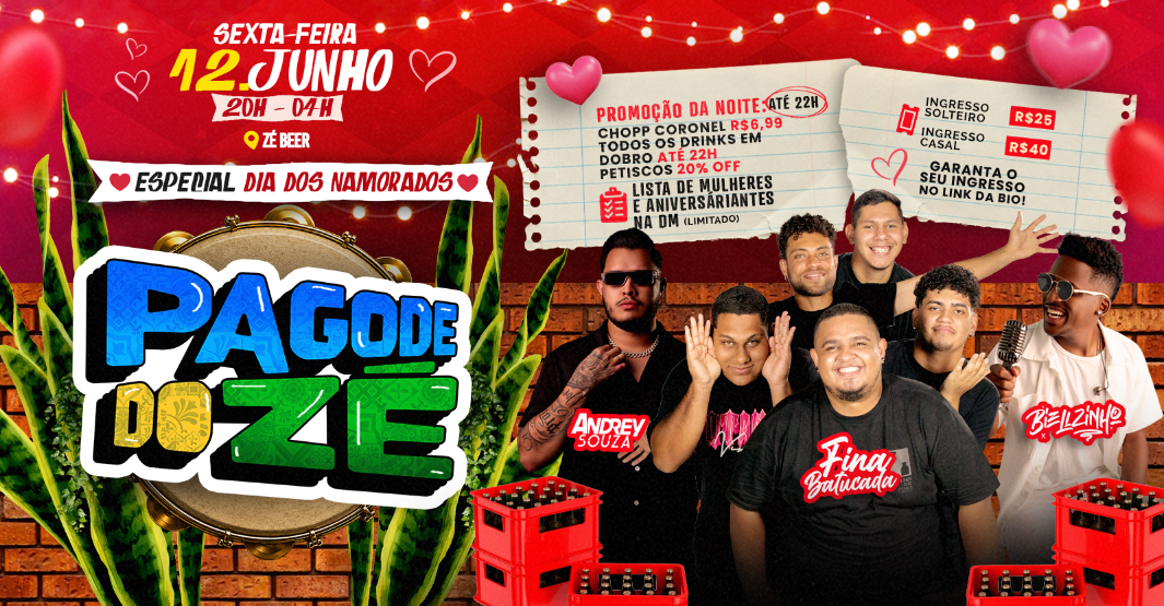 PAGODE DO ZÉ | 12.06 | Especial Namorados - Porto Velho, RO