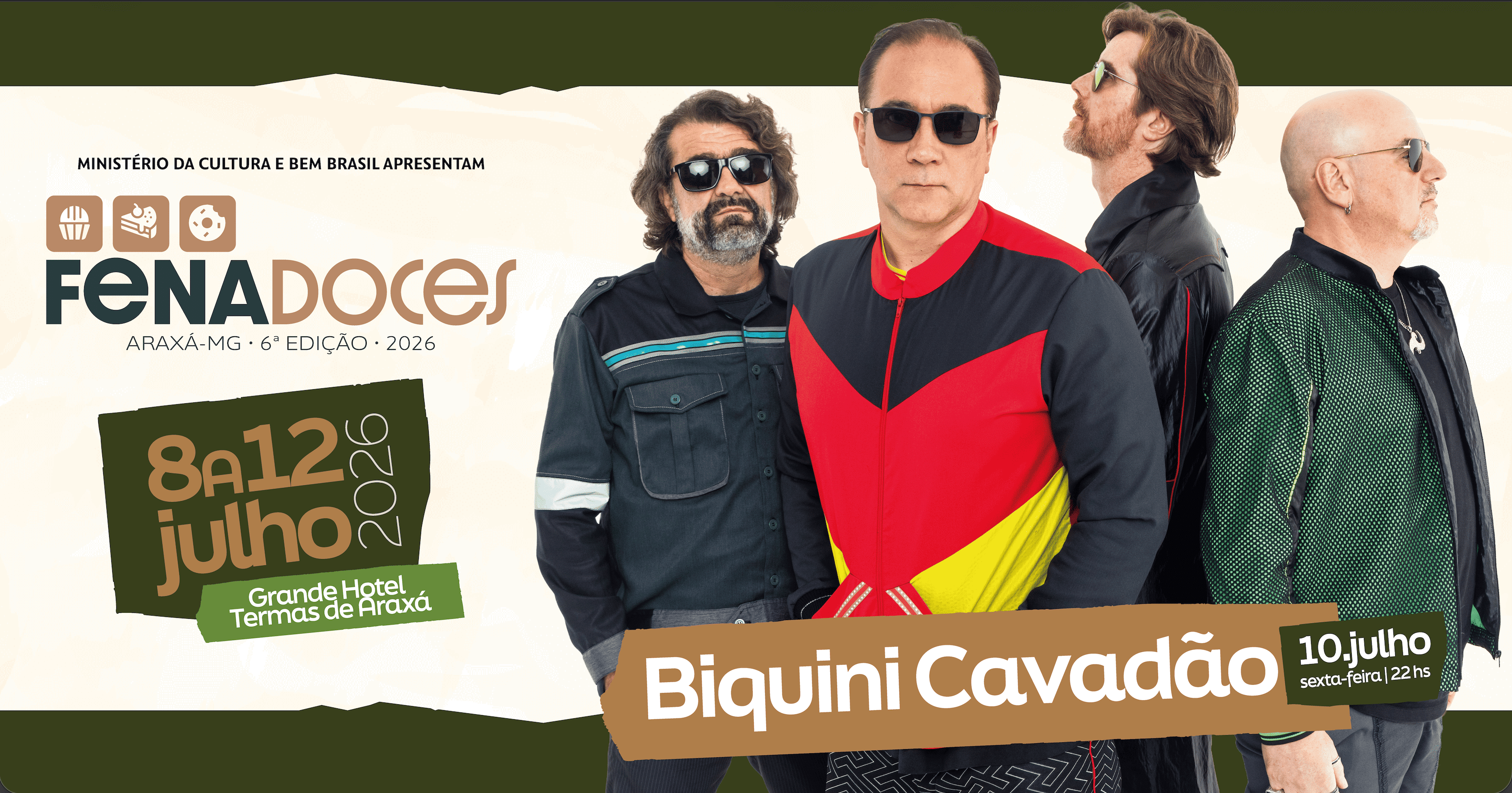 Show Biquini Cavadão - Fenadoces 2026
