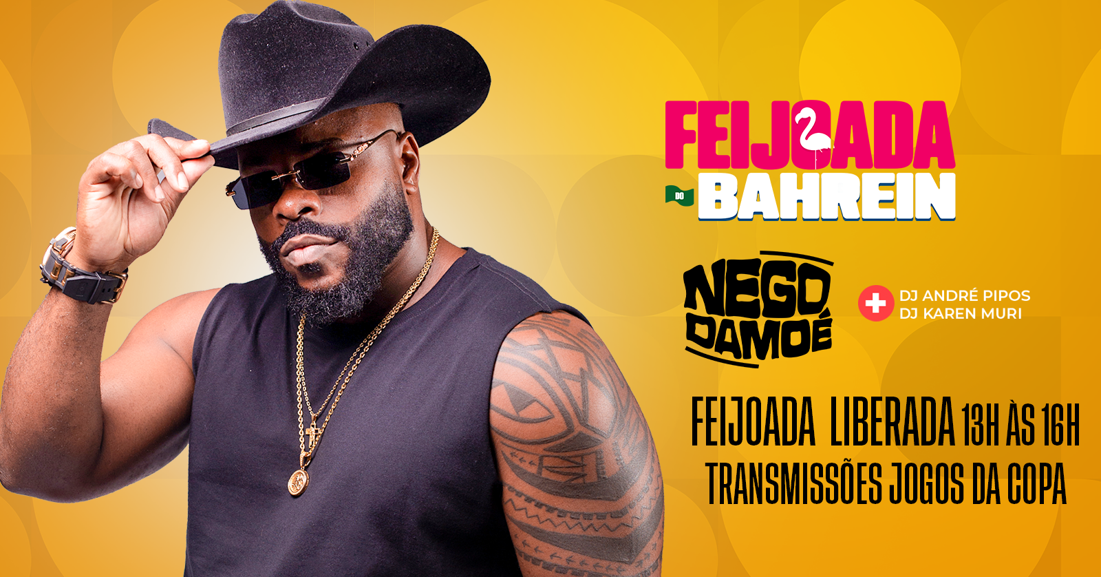 FEIJOADA DO BAHREIN - NEGO DAMOÉ AO VIVO - Nova Iguaçu, RJ
